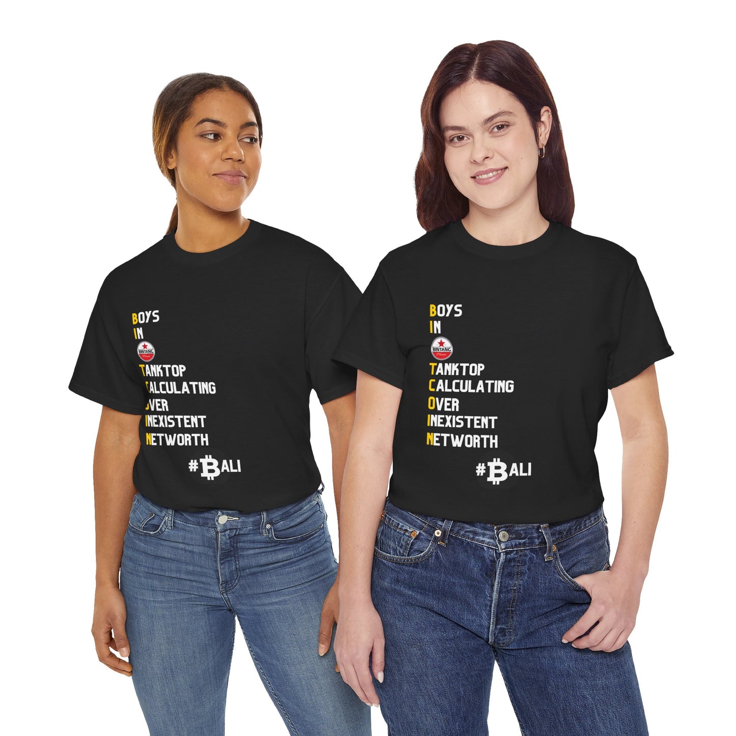BITCOIN: Boys in Bintang Tanktops - Unisex Cotton Tee