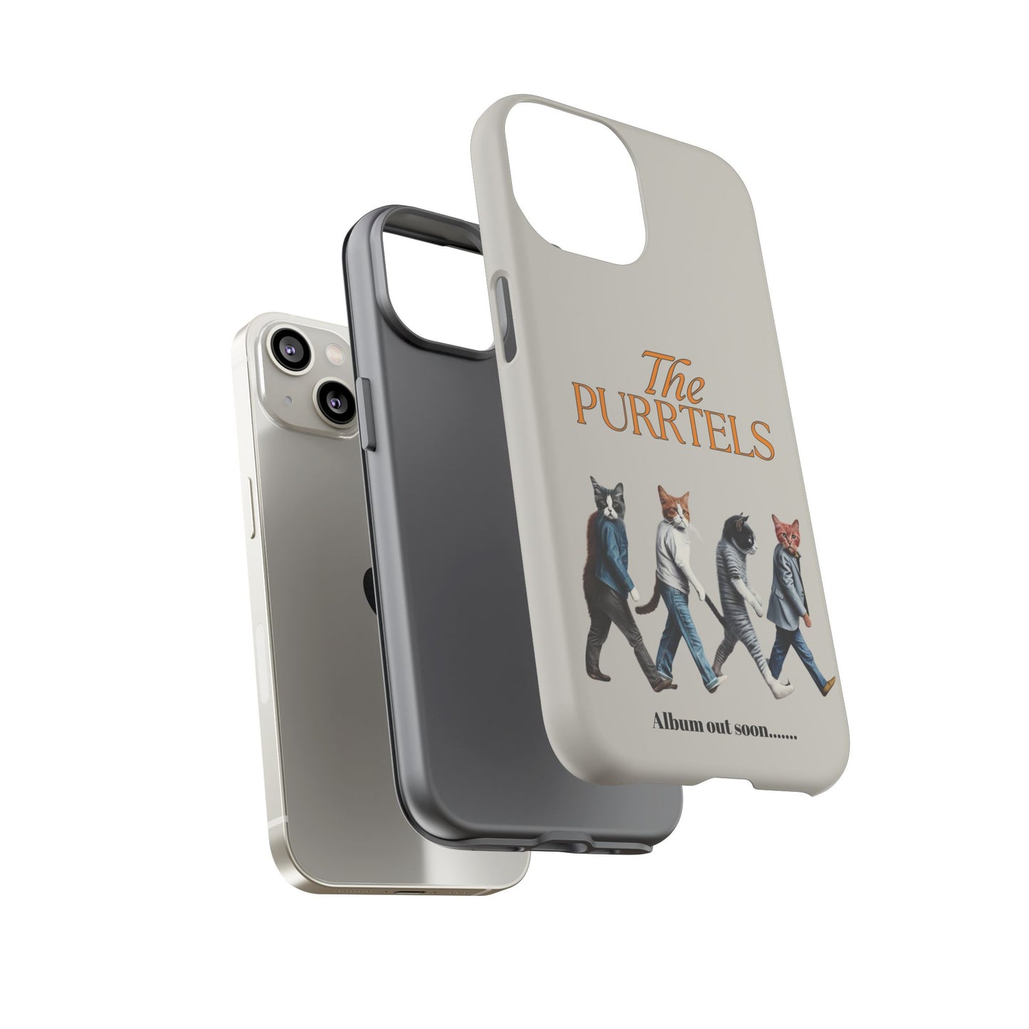 The Purrtles iPhone Tough Case – Abbey Road Cats Edition