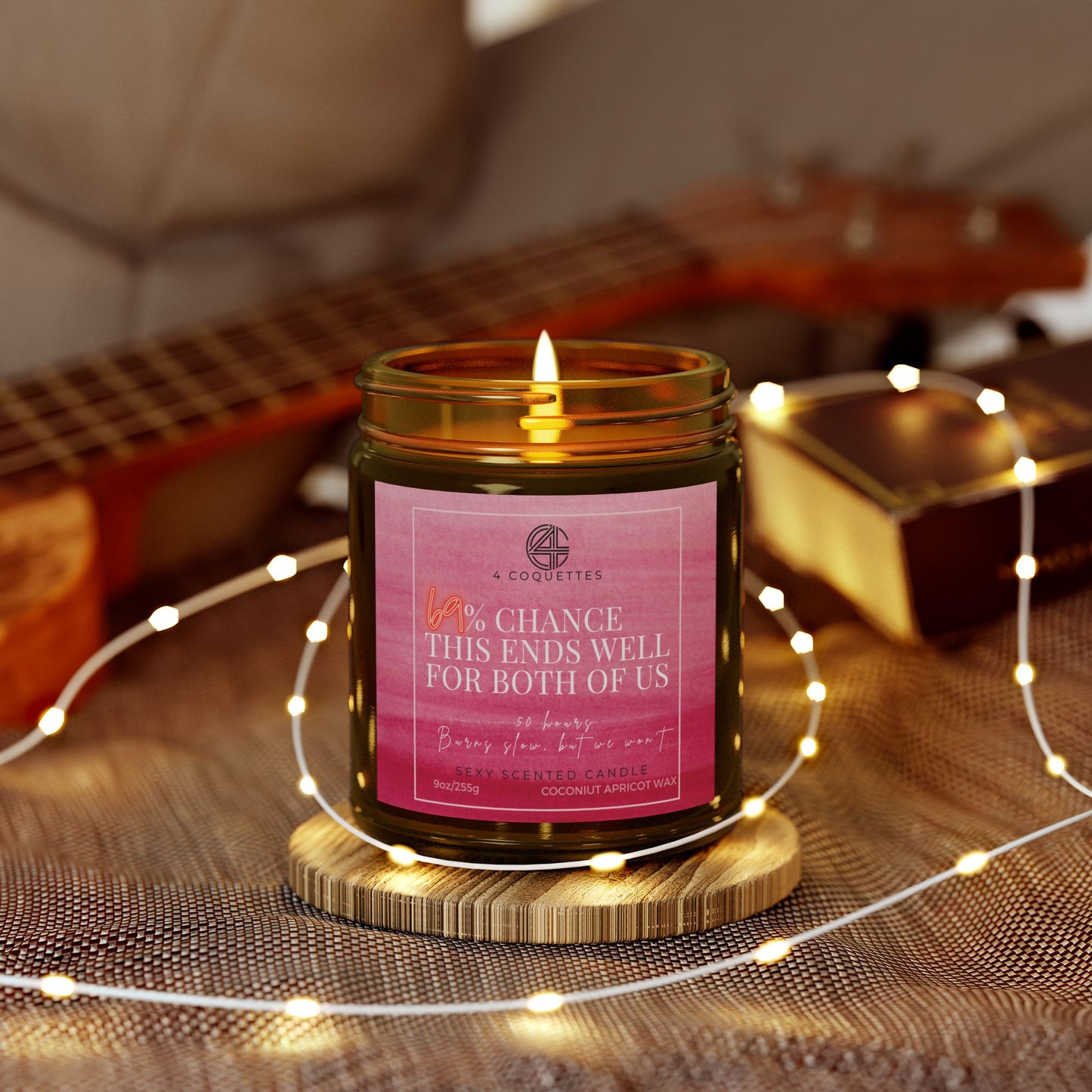 69% This Ends Well for Both of Us - Funny Valentine's Day Scented Candle