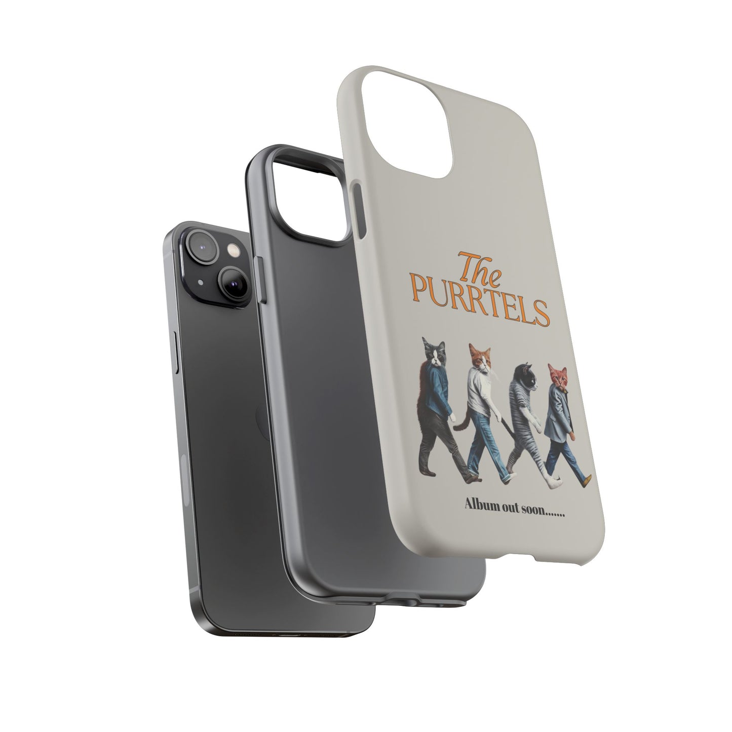 The Purrtles iPhone Tough Case – Abbey Road Cats Edition