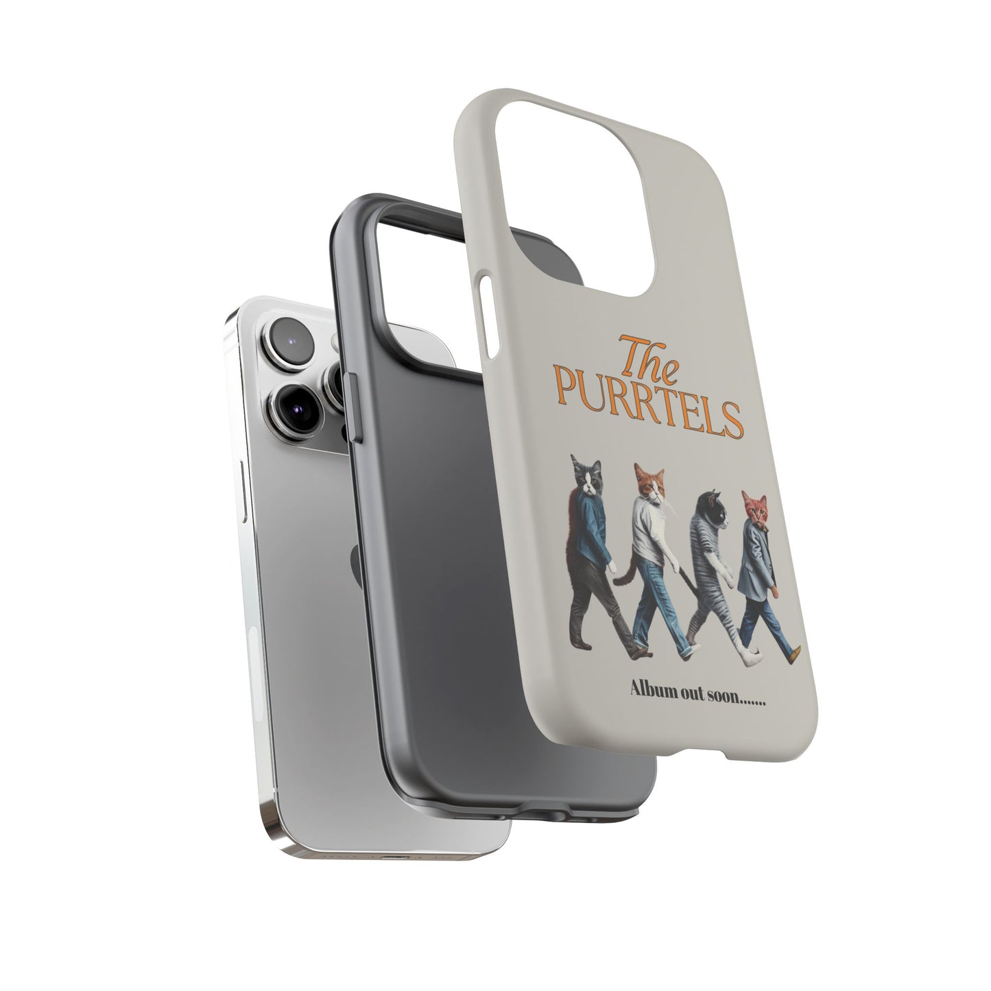 The Purrtles iPhone Tough Case – Abbey Road Cats Edition