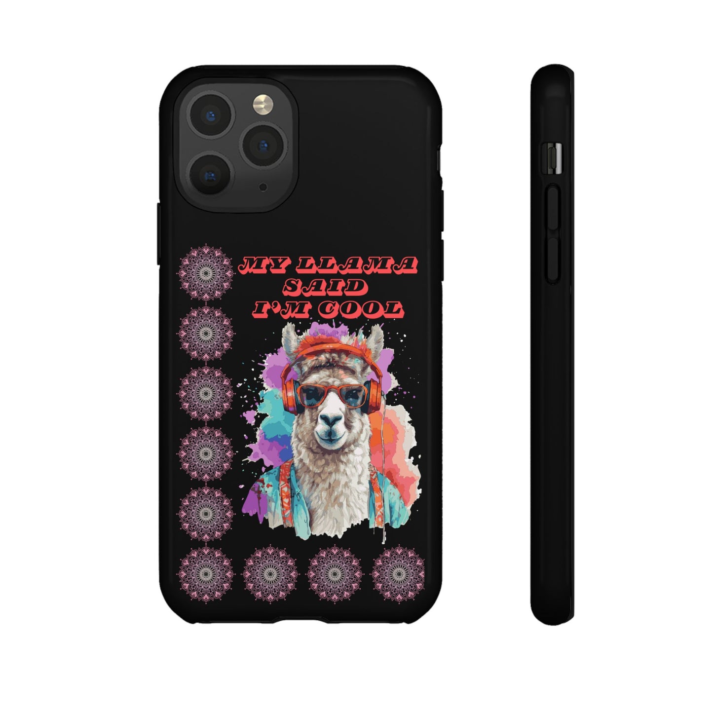 My Llama Said I'm Cool" iPhone Tough Case – Fun and Quirky Design for iPhone