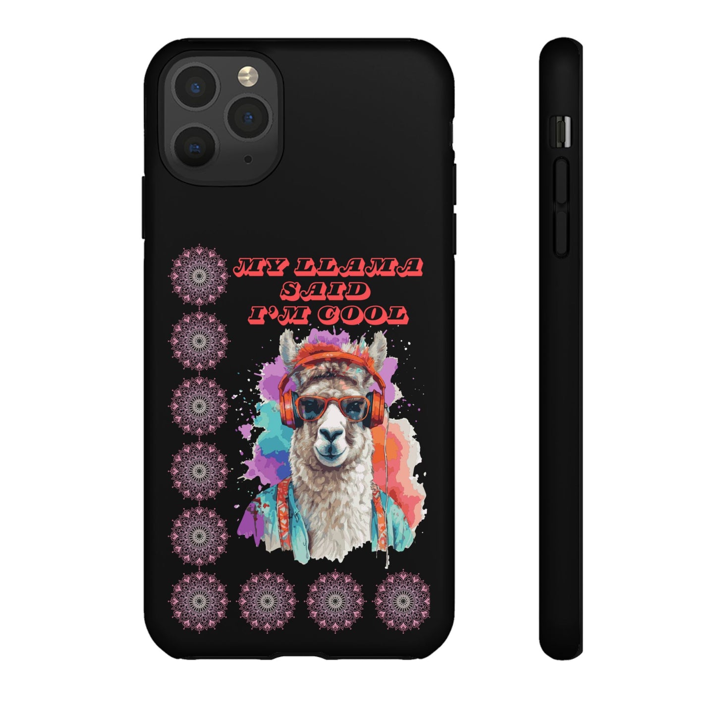 My Llama Said I'm Cool" iPhone Tough Case – Fun and Quirky Design for iPhone