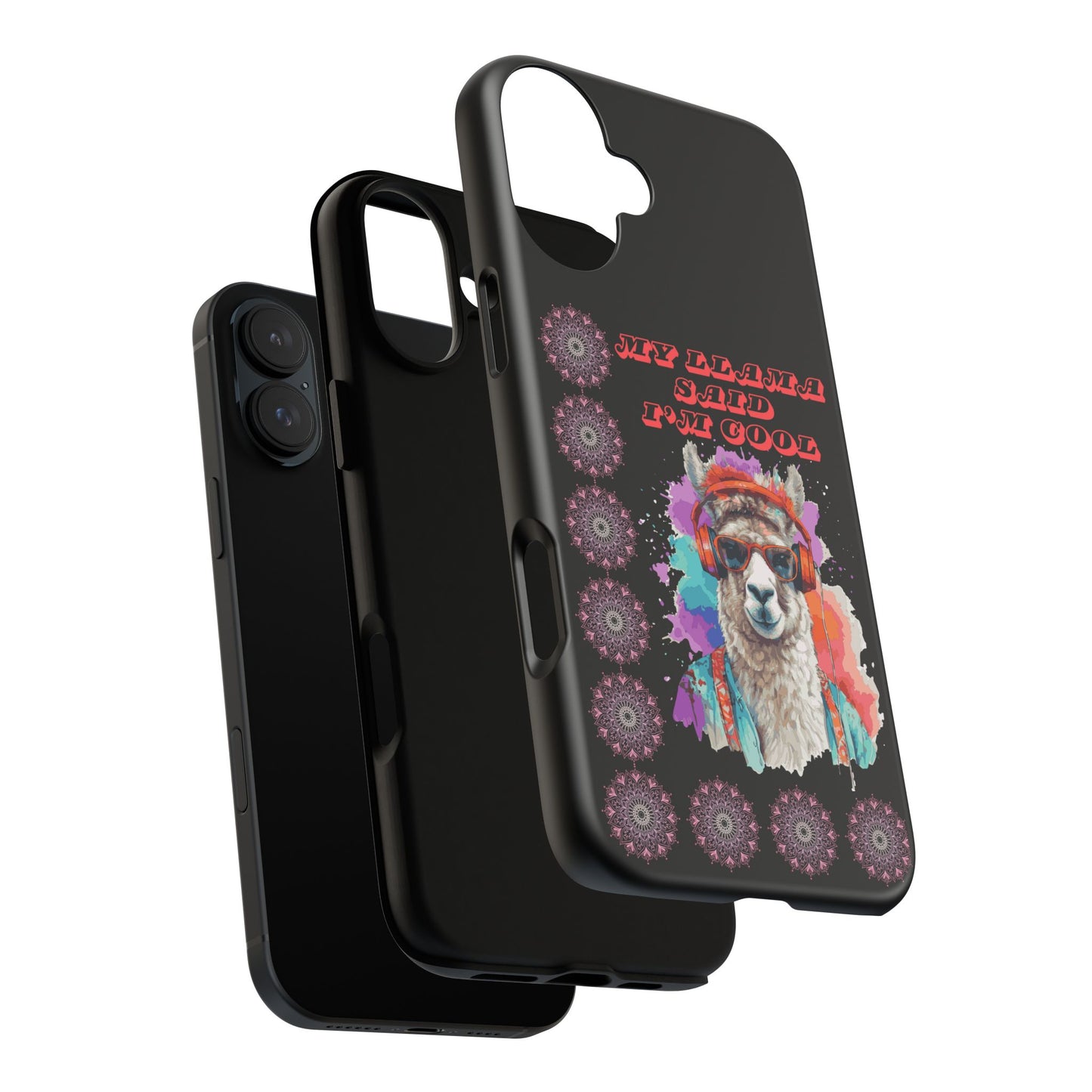 My Llama Said I'm Cool" iPhone Tough Case – Fun and Quirky Design for iPhone
