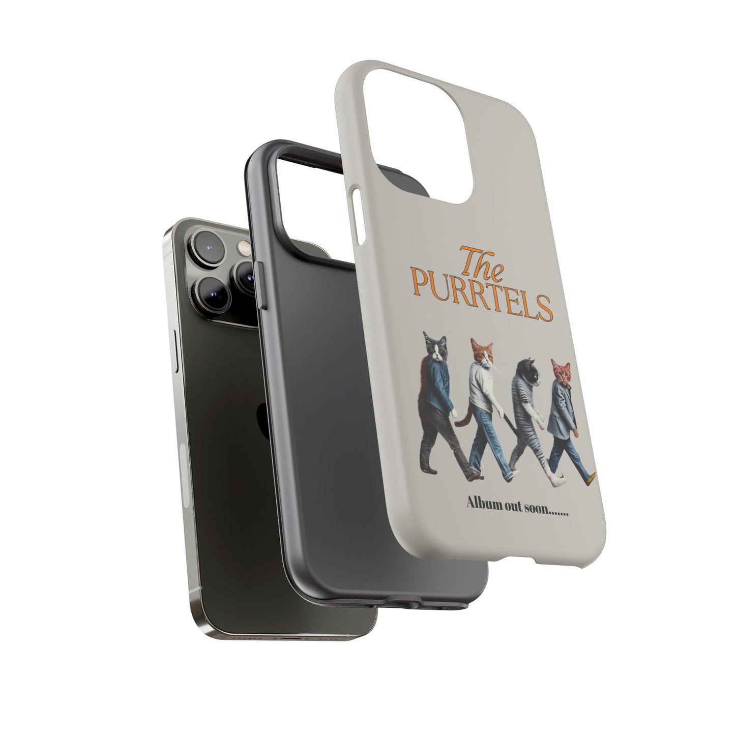 The Purrtles iPhone Tough Case – Abbey Road Cats Edition